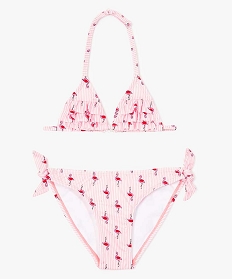 maillot de bain 2 pieces avec motifs flamants roses imprime maillots de bain2850601_1
