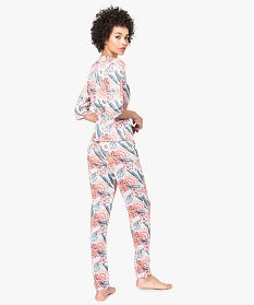 pyjama 3 pieces a imprime fleuri imprime2881001_3