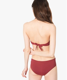 bas de maillot de bain femme forme shorty rouge bas de maillots de bain2890201_3