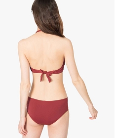 haut de maillot de bain femme bandeau a bretelles amovibles rouge haut de maillots de bain2892901_3
