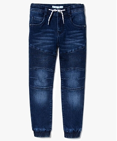 pantalon forme jogger avec taille reglable et ajutable gris jeans2916201_1
