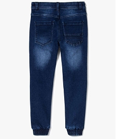 pantalon forme jogger avec taille reglable et ajutable gris jeans2916201_2