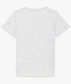 tee-shirt garcon uni a manches courtes en coton bio gris tee-shirts2933201_3