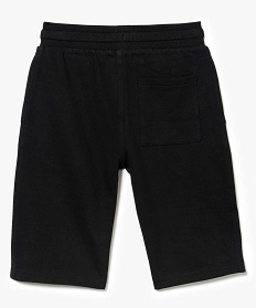 bermuda garcon a taille elastiquee en jersey noir shorts bermudas et pantacourts2943101_2