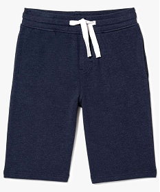 bermuda garcon a taille elastiquee en jersey bleu shorts bermudas et pantacourts2943201_1