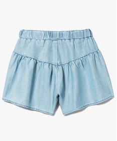 short taille haute ample et fluide bleu shorts2956401_2