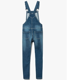 salopette en jean avec poches contrastantes gris2958801_2