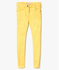 pantalon slim 4 poches color-block jaune2959301_1