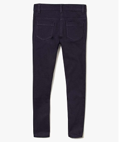 pantalon slim 4 poches color-block bleu2959501_2