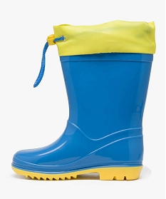 bottes de pluie bleues et jaunes - minions bleu3539201_3