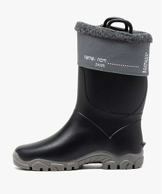 bottes avec doublure chaude amovible - boatilus noir3539501_3