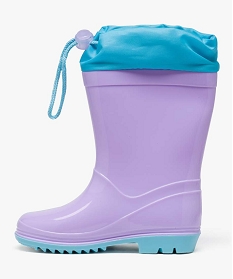 bottes de pluie - la reine des neiges violet3540601_3