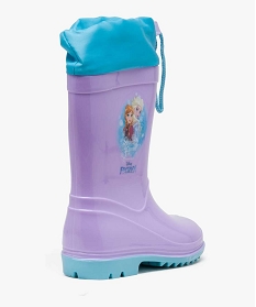 bottes de pluie - la reine des neiges violet3540601_4