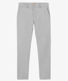 pantalon homme chino coupe slim gris pantalons de costume3568401_4