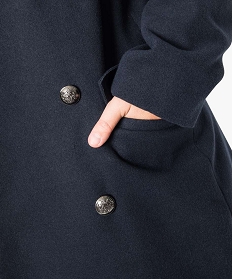 manteau long avec gros boutons bleu3629901_2