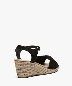 sandales femme a talon compense en corde noir standard sandales a talon3955301_4