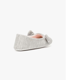 chaussons forme souris gris chaussons3958501_4