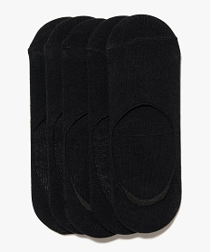 chaussettes fille invisibles coloris assortis (lot de 5) noir chaussettes3980601_2