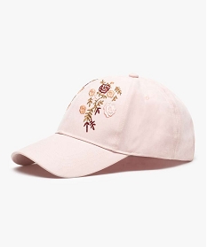 casquette base-ball avec motif floral brode rose sacs bandouliere3983801_2