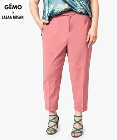 pantalon de tailleur 78e - gemo x lalaa misaki rose pantalons et jeans4000001_1