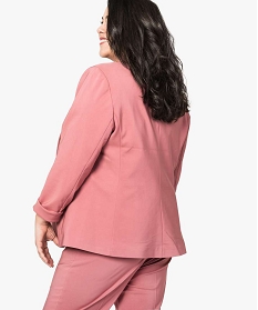 veste de tailleur porte ouvert manches ¾ - gemo x lalaa misaki rose4000301_3