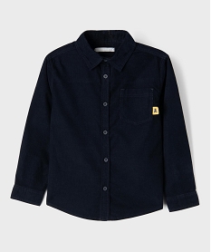 GEMO Chemise en velours côtelé garçon - LuluCastagnette Bleu
