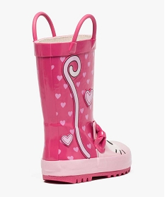 Gemo Chaussures Fille Bottes De Pluie Chat Rose Bebe Gemo