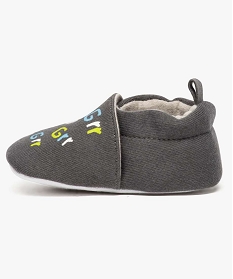 chaussures de naissance en toile avec motif dinosaure gris chaussures de naissance6919201_3