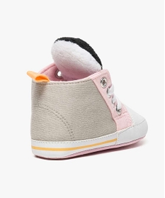 chaussures de naissance motif pingouin gris chaussures de naissance6920801_4