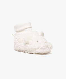 chaussons de naissance en forme de mouton blanc6920901_2
