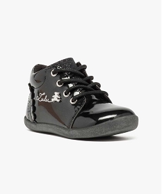 chaussure semi-montante vernie - lulu castagnette noir6925001_2