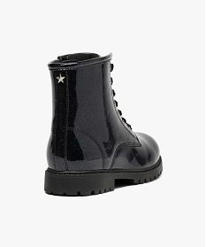 Bottines lacets velours online