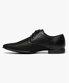 derbies simili cuir aspect bi-matieres noir chaussures de ville6952401_3