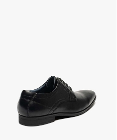 derbies en simili cuir a bout carre noir6952701_4