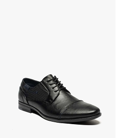 derbies homme unis a bout droit noir6952901_2