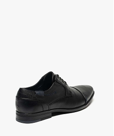 derbies homme unis a bout droit et surpiqures noir6952901_4