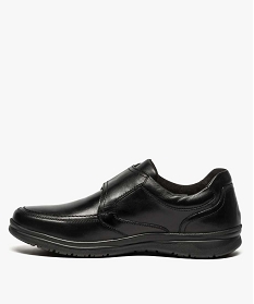 mocassins homme confortables a large scratch noir mocassins et chaussures bateaux6960501_3