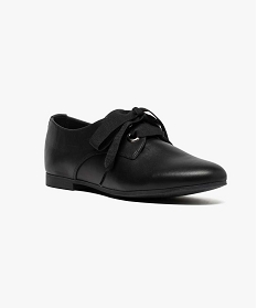 derbies femme dessus cuir a lacet ruban noir derbies6968401_2