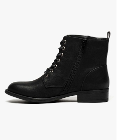 boots femme style rangers a zip noir6987401_3