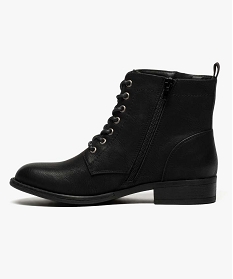 boots femme style rangers a zip noir bottines et boots6987401_3