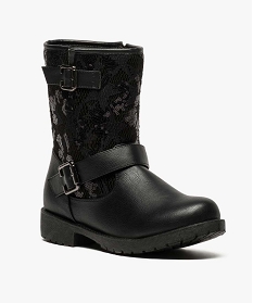 Boots femme top motard