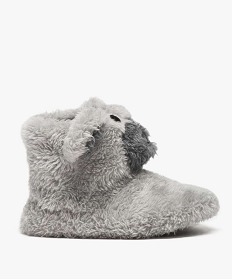 chaussons boots fant   motif animal gris7010801_1