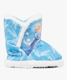 chaussons montants - disney la reine des neiges bleu7013301_1
