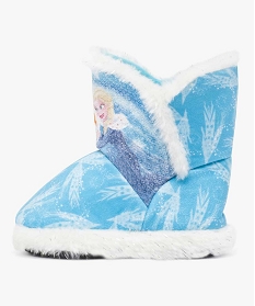 chaussons montants - disney la reine des neiges bleu7013301_3