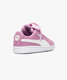 basket en cuir suede avec lacets satin - puma heart rose baskets7028601_4