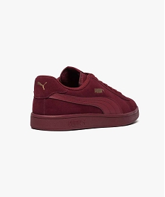 tennis monochrome en cuir - puma smash v2 rouge7034701_4