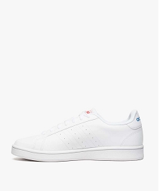 baskets homme a lacets bandes bicolores - adidas grand court base blanc baskets et tennis7035001_3