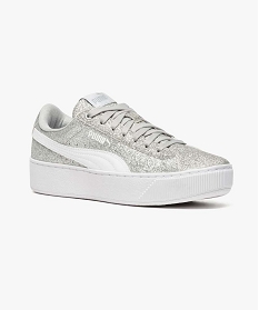 baskets pailletees pour femme avec semelle plateforme - puma gris7040001_2