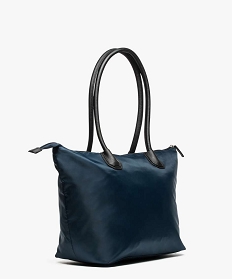 sac shopping porte epaule bleu cabas - grand volume7046201_2