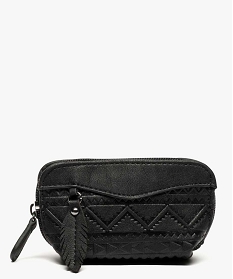 ACCESSOIRE BROWN MARO NOIR:40088970127-Synthetique///Polyester/